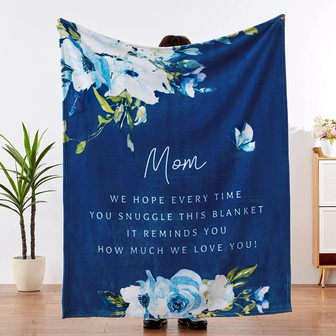Gifts for Mom Mom Gifts from Daughters for Mom Birthday Gifts for Mom Soft Throw Burgundy - Thegiftio UK