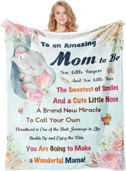 Mom to Be Gift Blankets, New Mom Gifts for Women, Pregnancy Gifts for First Time Moms Blanket, Gift for Expecting Mom - Thegiftio UK