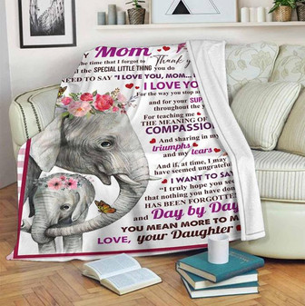 To My Mom For All Your Special Little Things You Do Fleece Blanket Gift For Family Birthday Mom Mother Daughter Son Gift - Thegiftio UK