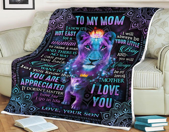 To My Mother Just Want To Let You Know That You Are Appreciated Fleece Blanket Gift For Family,Birthday - Thegiftio UK