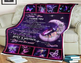 To My Mother For All The Tears That We Have Shared Fleece Blanket Gift For Family,Birthday,Parents,Mother,Mom Gift - Thegiftio UK