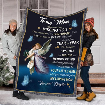 To My Mother The World Changes From Year To Year Fleece Blanket Gift For Family,Birthday,Parents,Mother,Mom Gift - Thegiftio UK