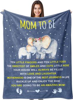 New Mom Gifts for Women, Mom to Be Gift Blanket, Announcements Pregnancy Gifts for First Time Moms - Thegiftio UK