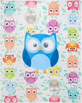 Owl Throw Blanket, Adorable Owl Blanket for Toddlers Kids Baby Adults Teens Boys and Girls, Fleece Owl Blanket for Bed Crib or Couch - Thegiftio UK