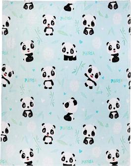 Panda Throw Blanket, Adorable Panda Blanket for Toddlers Kids Baby Adults Teens Boys and Girls, Fleece Panda Blanket for Bed Crib or Couch - Thegiftio UK