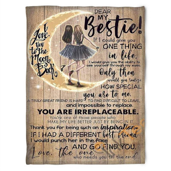 To My Sister Fleece Blanket If Could Give You One Thing In Life How Special You Are To Me, Gift For Bestie - Thegiftio UK
