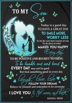 To My Son Today Is A Good Day To Have A Great Day Butterflies Green Fleece Blanket Gift For Son From Mom Home Decor - Thegiftio UK