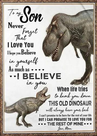 To My Son When Life Tries To Knock You Down Fleece Blanket Gift For Son From Mom Home Decor Bedding Couch Sofa Soft - Thegiftio UK
