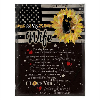 To My Wife Blanket, I Have Found The One Whom My Soul Loves.Gift For Wife Family Home Decor Bedding Couch Sofa Soft - Thegiftio UK