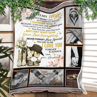 To My Wife - Mandala Blanket I Love You Blanket Gift For Wife Birthday Gift Bedding Couch Sofa Soft And Comfy Cozy - Thegiftio UK