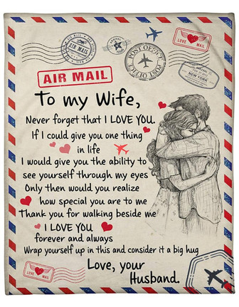 To My Wife How Special You Are To Me Fleece Blanket Gift For Family, Birthday, Couple, Lovers Gift Home Decor and Comfy - Thegiftio UK