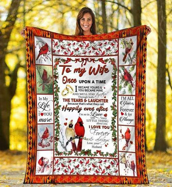 To My Wife I Am All Yours Fleece Blanket Gift For Family,Birthday,Wife,Couple,Gift Home Decor Bedding Couch Sofa Soft - Thegiftio UK