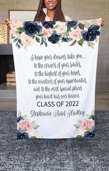 2022 Graduation Gifts, High School Graduation Gift For Her, College Graduation 2022, Graduation Blanket 2022, Graduation Presents - Thegiftio UK