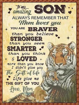 To My Amazing Son Always Remember That Mom Love You Fleece Blanket Gift For Son Home Decor Bedding Couch Sofa Soft - Thegiftio UK
