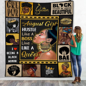August BWA Fleece Blanket Throw Blanket Christmas Throw Blanket - Thegiftio UK