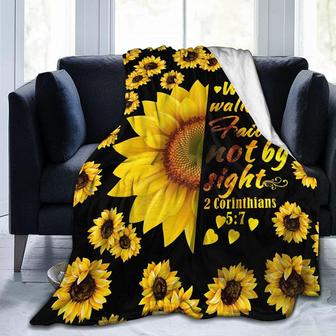 Bible Verse Soft Fleece Throw Blanket for Religious Christian for Women Men Home Living Room Decoration for Kids Adults Grandma - Thegiftio UK