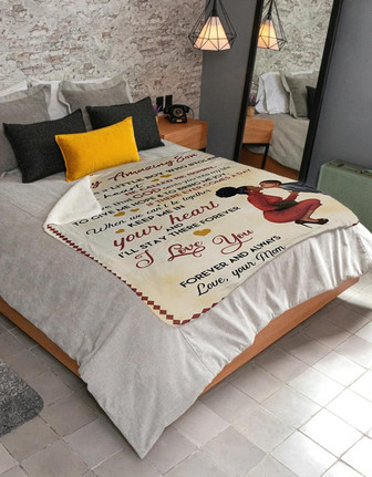 Blanket - Grandma To My Grandson Fleece Blanket Gift For Christmas, Home Decor Bedding Couch Sofa Soft - Thegiftio UK