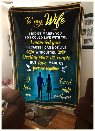 Blanket - To My Wife Love Made Us Forever Together Blanket Gift For Wife Gift For Christmas, Home Decor - Thegiftio