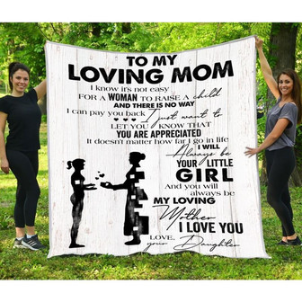 Blanket Daughter To Mom, Mother's Day Blanket From Daughter You Will Always Be My Loving - Thegiftio UK