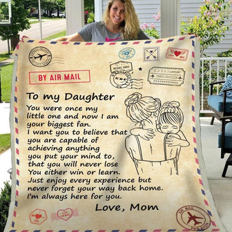 Blanket Gift For Daughter You Were Once My Little One To My Daughter Blanket From Mom - Thegiftio UK