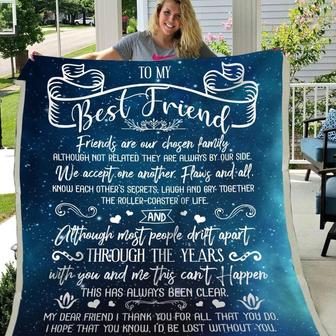 Blanket Gift For Friend I Hope That You Know I'd Be Lost Without You - Thegiftio UK