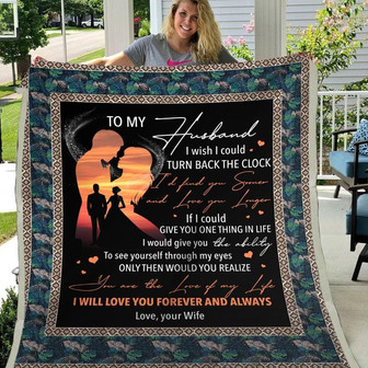 Blanket Gift For Husband You Are The Love Of My Life - Wife To Husband Blanket - Thegiftio UK