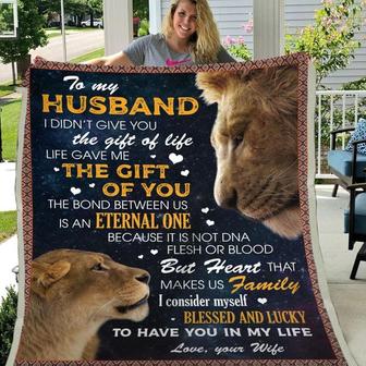 Blanket Gift For Husband Lucky To Have You In My Life To My Husband Blanket From Wife - Thegiftio UK