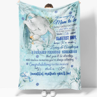 Blanket Gift Ideas For Mom, To My Mom Blanket, Elephant Blanket - Thegiftio UK