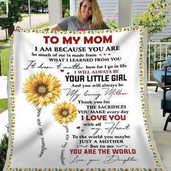 Blanket To Mom From Daughter, Mother's Day Blanket You Will Always Be My Loving - Thegiftio UK