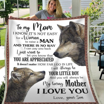 Blanket To Mom From Son, Mother's Day Blanket You Will Always Be My Loving - Thegiftio UK