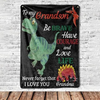 Blanket - To My Grandson - Never Forget That I Love You Blanket Gift For Christmas, Home Decor Bedding Couch - Thegiftio UK