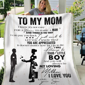 Blanket Son To Mom., Mother's Day Blanket From Son You Will Always Be My Loving - Thegiftio UK