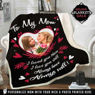 Blankets- To My Mom Personalized Blanket, Gift For Wife, Christmas Blanket, Valentine, Wedding, Anniversary - Thegiftio UK