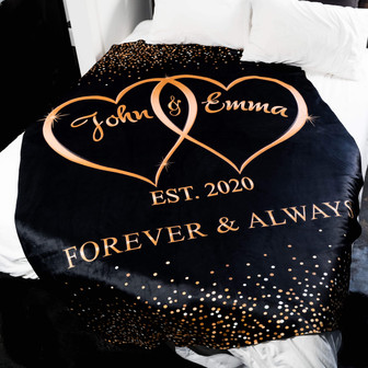 Blankets- Personalized Blanket, For The Closest One To Your Heart, Gift For Wife, Christmas Blanket, Valentine, Wedding, Anniversary - Thegiftio UK