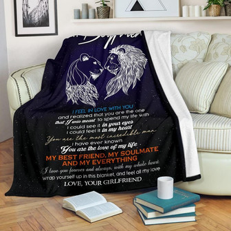 To My Boyfriend You Are The Love Of My Life Fleece Blanket Gift For Family, Birthday, Boyfriend, Gift For Him Gift - Thegiftio UK