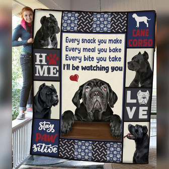 Cane Corso Dog Fleece Blanket Throw Blanket Christmas Throw Blanket - Thegiftio UK