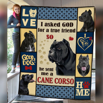 Cane Corso Dog Fleece Blanket Throw Blanket Christmas Throw Blanket - Thegiftio UK