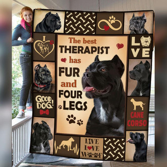 Cane Corso Dog Fleece Blanket Throw Blanket Christmas Throw Blanket - Thegiftio UK