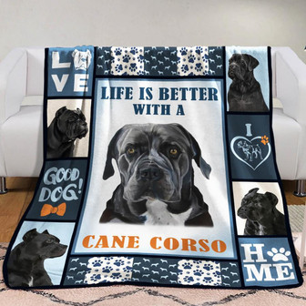 Cane Corso Dog Fleece Blanket Throw Blanket Christmas Throw Blanket - Thegiftio UK