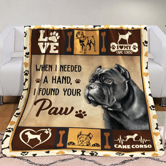 Cane Corso Dog Fleece Blanket Throw Blanket Christmas Throw Blanket - Thegiftio UK
