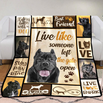 Cane Corso Dog Fleece Blanket Throw Blanket Christmas Throw Blanket - Thegiftio UK