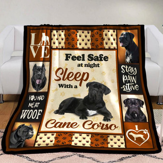 Cane Corso Dog Fleece Blanket Throw Blanket Christmas Throw Blanket - Thegiftio UK