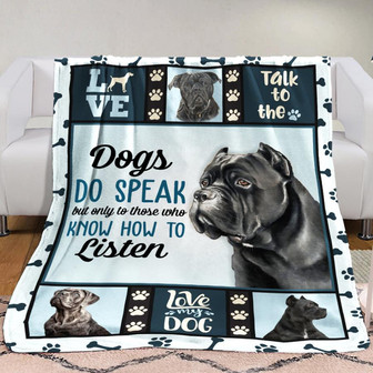 Cane Corso Dog Fleece Blanket Throw Blanket Christmas Throw Blanket - Thegiftio UK