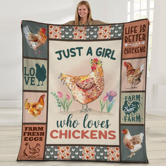 Chicken Fleece Blanket Throw Blanket Christmas Throw Blanket - Thegiftio UK