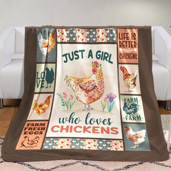 Chicken Fleece Blanket Throw Blanket Christmas Throw Blanket - Thegiftio UK