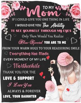 Custom Mom Blanket - If I Could Give You One Thing Throw Blanket Gift for Mother's Day - Thegiftio UK