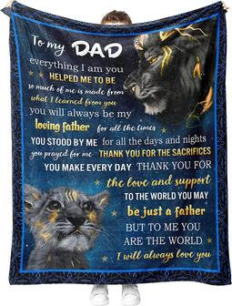To My Dad Gift, Gifts for Dad Blanket, Gifts from Daughter, Gifts for Dad Who Wants Nothing - Thegiftio UK