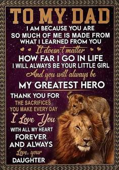 To My Dad I Am Because You Are So Much Of Me Daughter Lions Purple Galaxy Fleece Blanket Gift For Dad Home Decor - Thegiftio UK