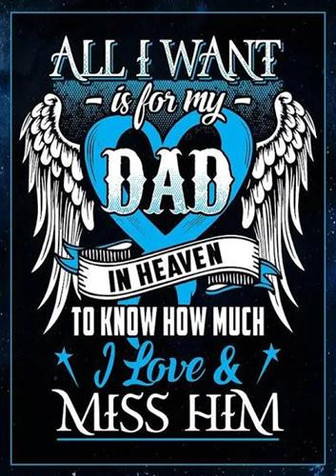 To My Dad All I Want Is For My Dad In Heaven Blue Fleece Blanket Gift For Dad Home Decor Bedding Couch Sofa Soft - Thegiftio UK