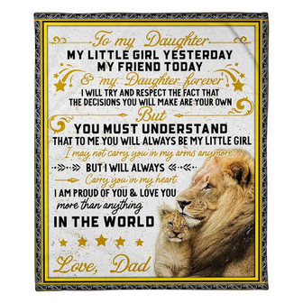 To My Daughter Carry You In My Heart Fleece Blanket Family Gift Home Decor Bedding Couch Sofa Soft Comfy Cozy - Thegiftio UK